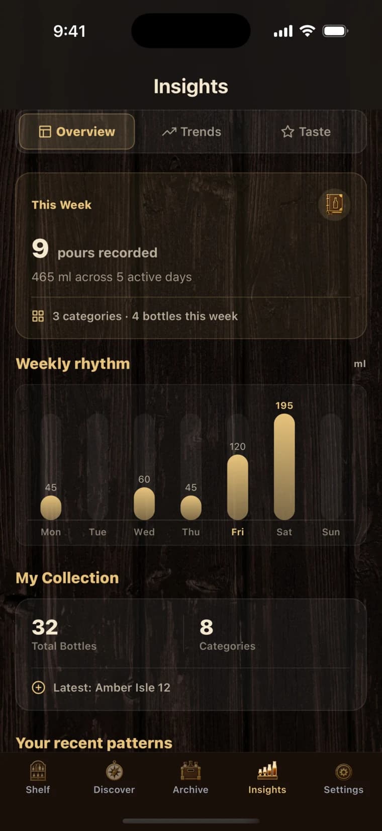 BarShelf app screen 4