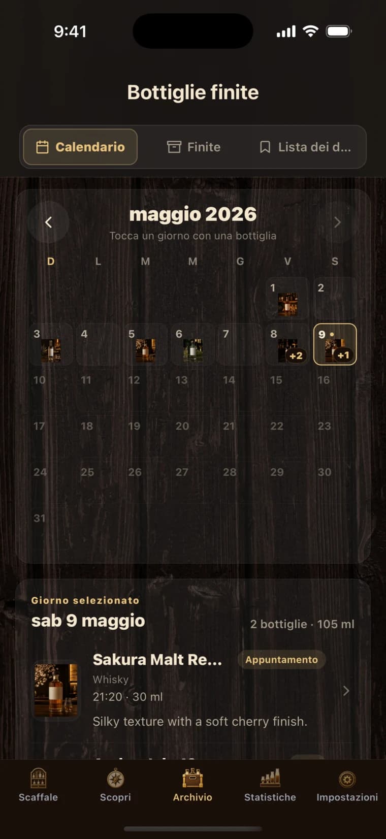 Calendario dei sorsi