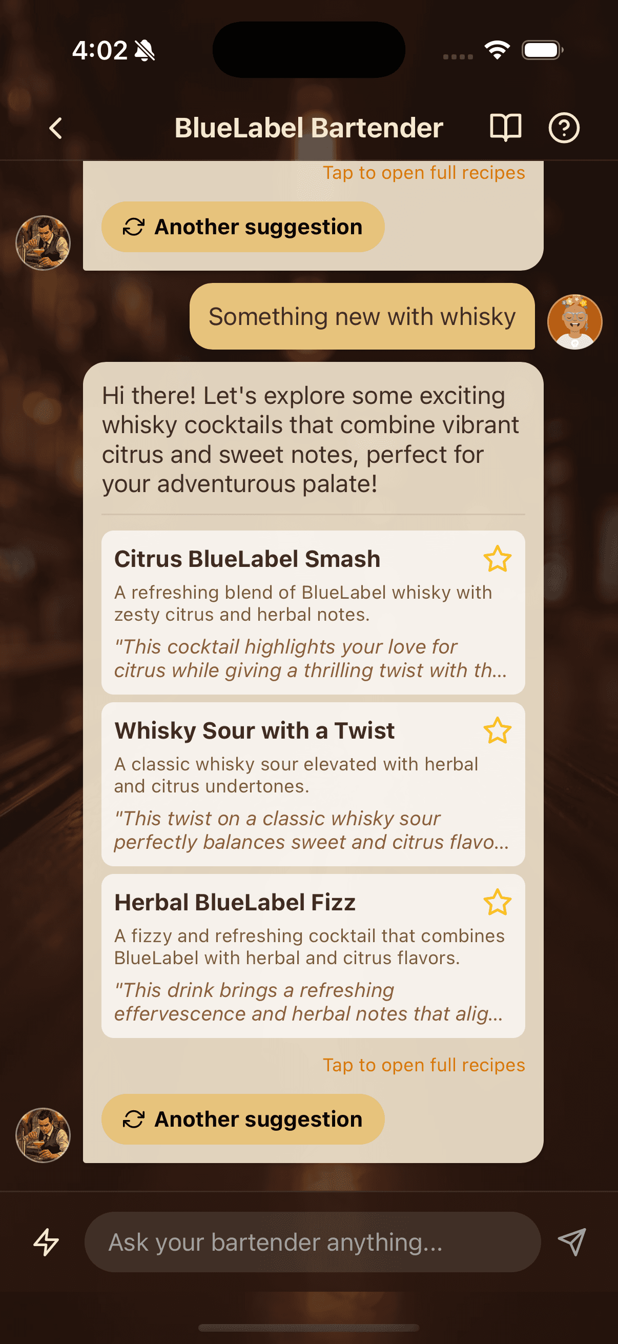 AI Bartender