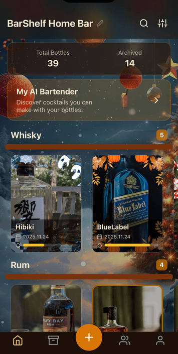 BarShelf App Screenshot
